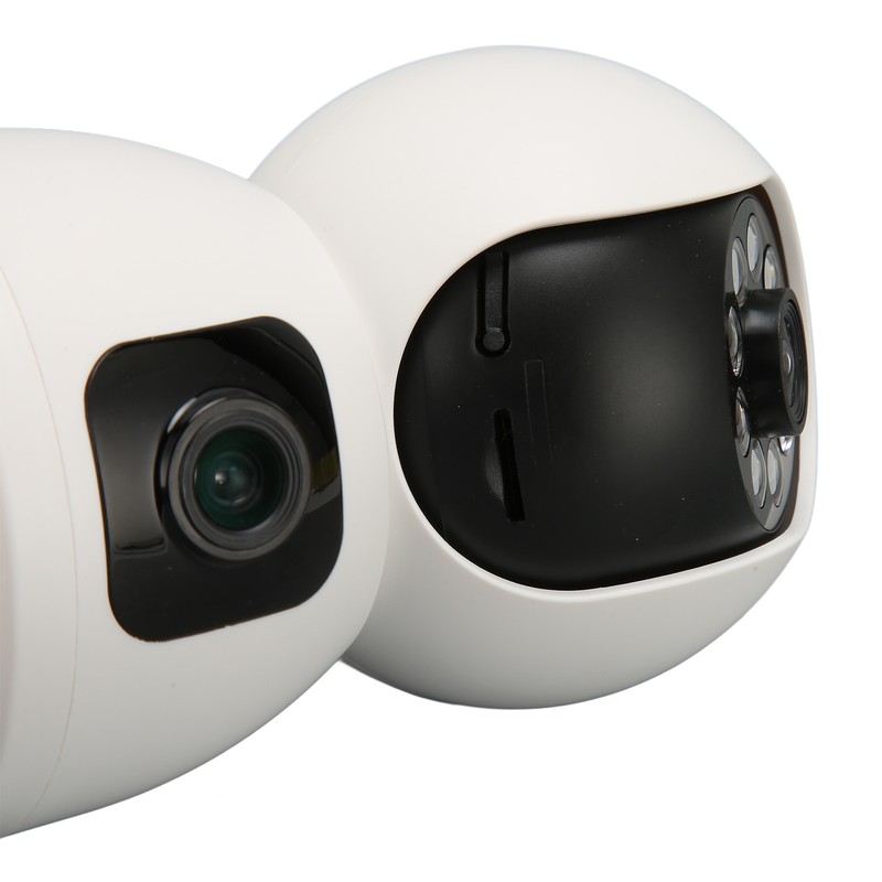Security Camera 2K 4MP Dual Lens 2.4G Mobile App 360°