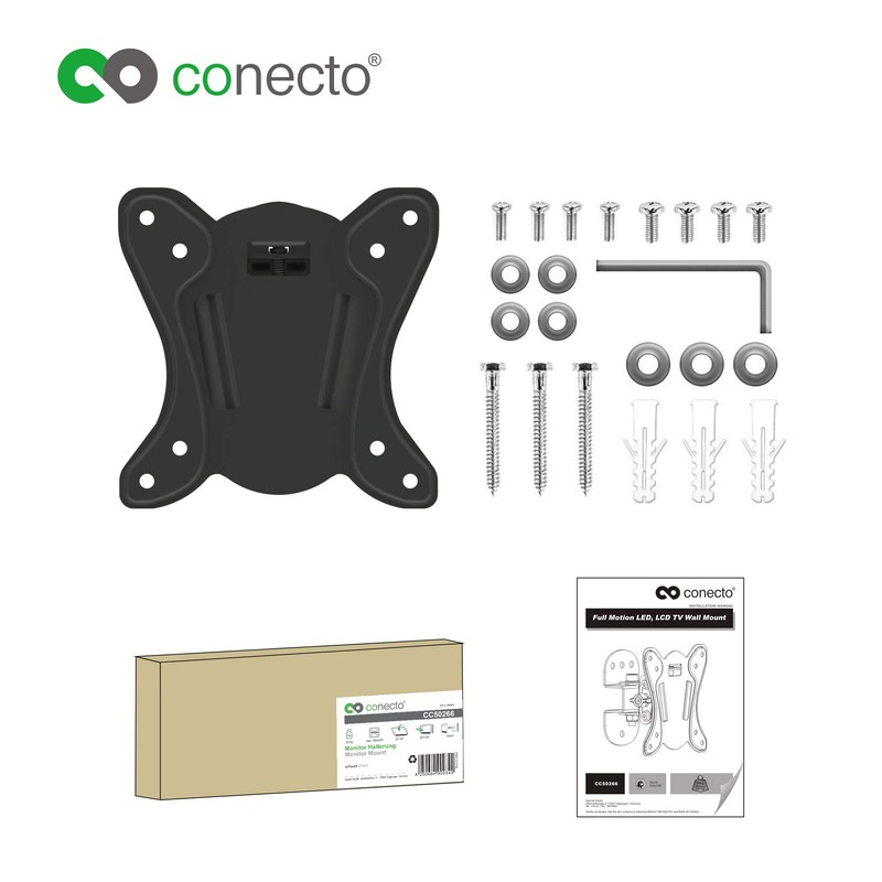 TV Wall Mount for 13-27 Inch (Approx. 33-69 cm) Flat
