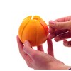 KitchenCraft KCORANGE Orange Peeler Set, Plastic, Orange, 7 cm, Set