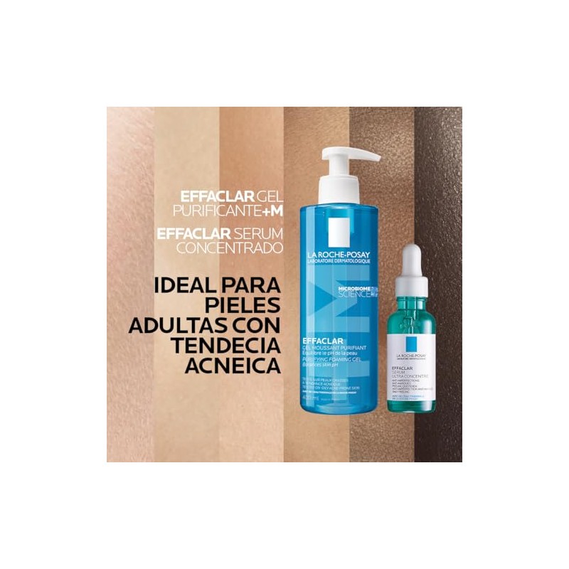 La Roche-Posay Kit Limpiador Effaclar Gel Purificante +M + Effaclar