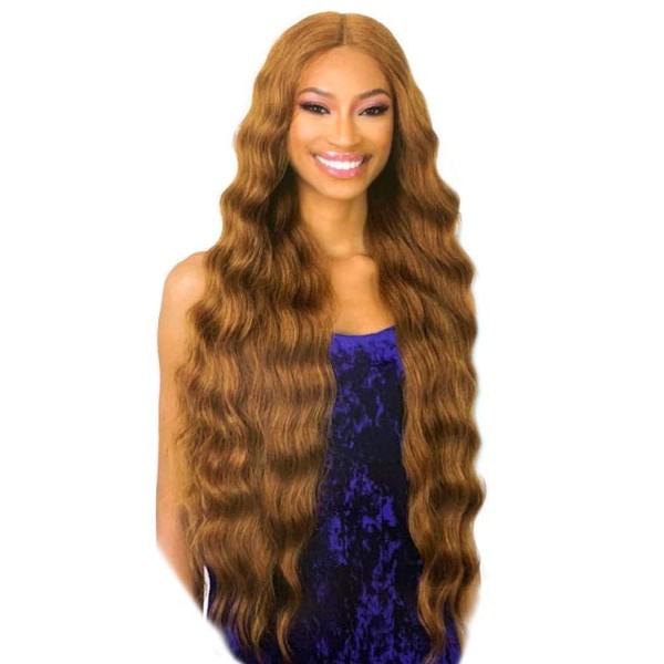 Shake N Go Organique Synthetic Lace Front Wig - HALO WAVE 32 (2 Dark Brown)