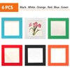 6x6（15x15cm Square Picture Frame Set of 6,Paperboard Photo Frames with
