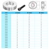 PATIKIL 6mm Bore Double Split Shaft Collar 20mm OD 8mm