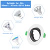 Recessed Ceiling Light Fitting - GU10 Downlights for Ceiling, Round