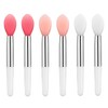 SALOCY Silicone Lip Brush,Lipstick Applicator Brushes,Makeup Brushes,9Pcs