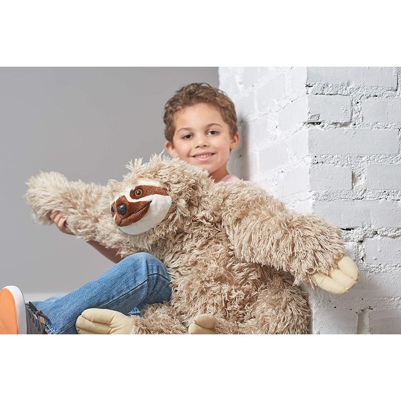 Wild Republic Jumbo Sloth Plush, Giant Stuffed Animal, Plush Toy,