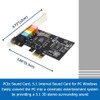 GODSHARK PCIe Sound Card, 5.1 Internal Sound Card for PC