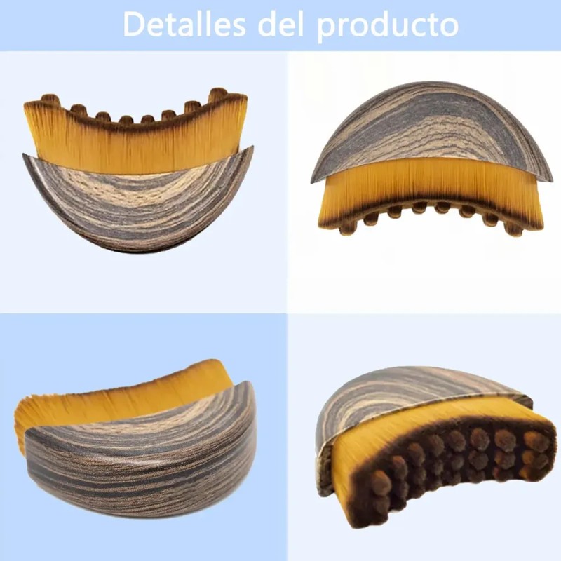 Pack 2 Cepillos Faciales Kosvo® Para Drenaje Linfático y Masaje,
