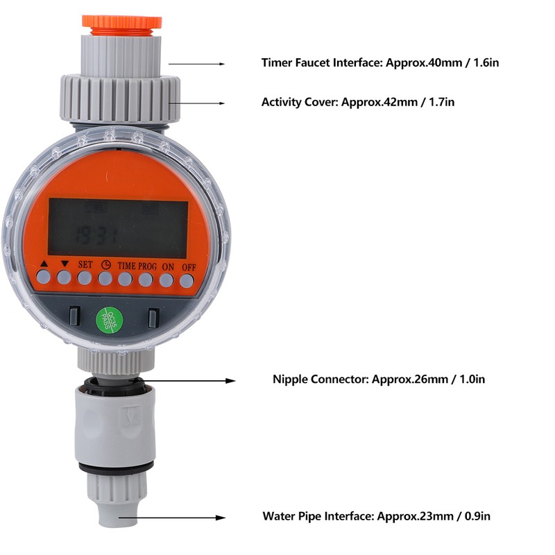 G1-1/4 DN32 Intelligent Battery Controlled Automatic Irrigation Timer Garden Watering