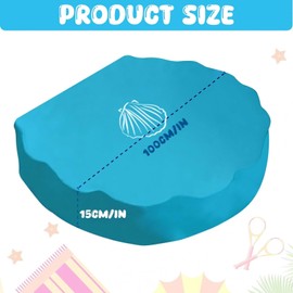 Sand Shell Cover, 100 x 15 cm Sandpit Cover, Waterproof Dustproof Sandpit Tarpaulin, Sand Shell with Lid, Suitable for XXL Sand Shell and Bath Shell