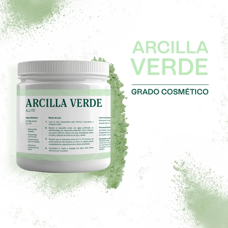 Arcilla Verde - Mascarilla Facial Piel Normal-grasa 500g