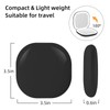 Bullishman Espejo compacto, espejo de maquillaje de viaje iluminado con