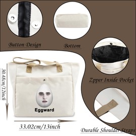 WCGXKO Movie inspired Gift Movie Merchandise Tote Bag For Movie Fans (Eggward TB)