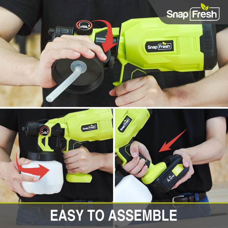 SnapFresh Replacement Paint Sprayer Container, 1200 ml, Compatible with SnapFresh