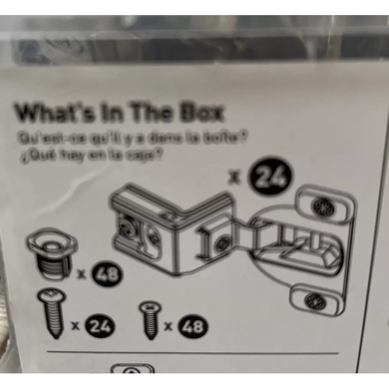 Brainerd [24 Pack]BRAINERD 35 mm 105 Degree 1-1/4" Overlay Hinges