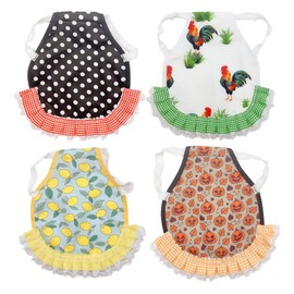 XINGSUI Set of 4 chicken apron, chicken protection, hen chicken, saddle