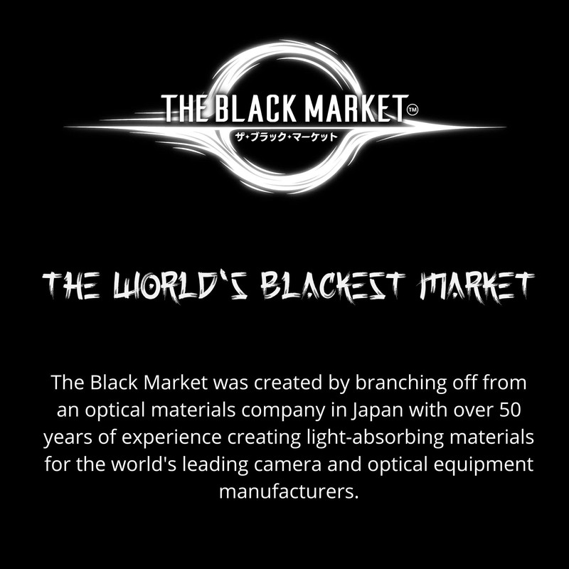 The Black Market Musou Black Fabric FR(Fire Resistant) - A4