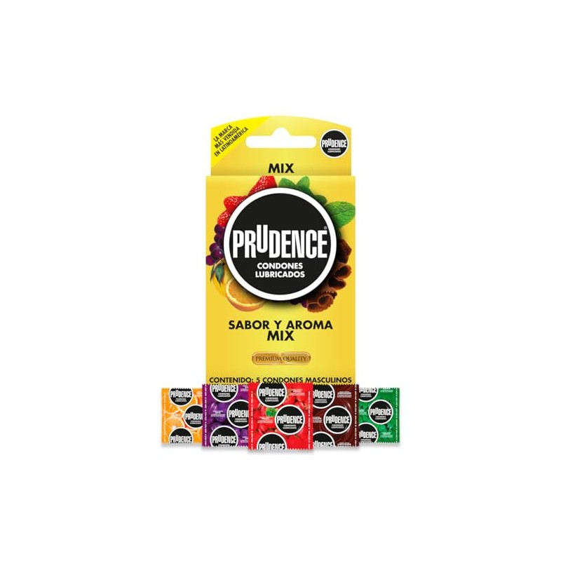 Prudence Preservativos Aroma Mix C5, Pack of 1