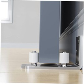 Gadpiparty 1Pc Adjustable Floor Guide for Sliding Doors Durable and Reliable Barn Door Stopper Easy Installation Prevents Swinging for Home Use