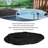 Swimming Pool Cover Dustproof Folding Insulation Pool Winter Black Cover