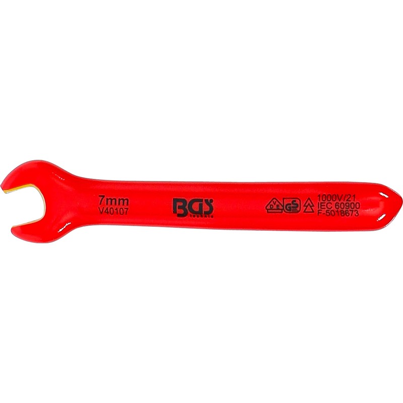 BGS 71057 VDE Single Open-Ended Spanner SW 7 mm