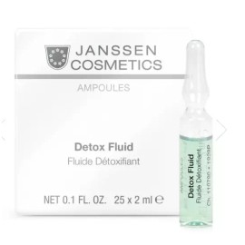Janssen Cosmetics DETOX FLUID Contains 25 Ampoules x2ml exp 08/28
