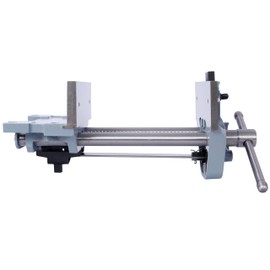 LOPOO Woodworking Vise with Quick Release Lever, 7 Inch Jaw Width, Heavy-Duty Cast Iron Construction, Gray