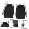 Beavorty 1 Pair Heavy Duty Wheelchair Footrests Thick Plastic Folding