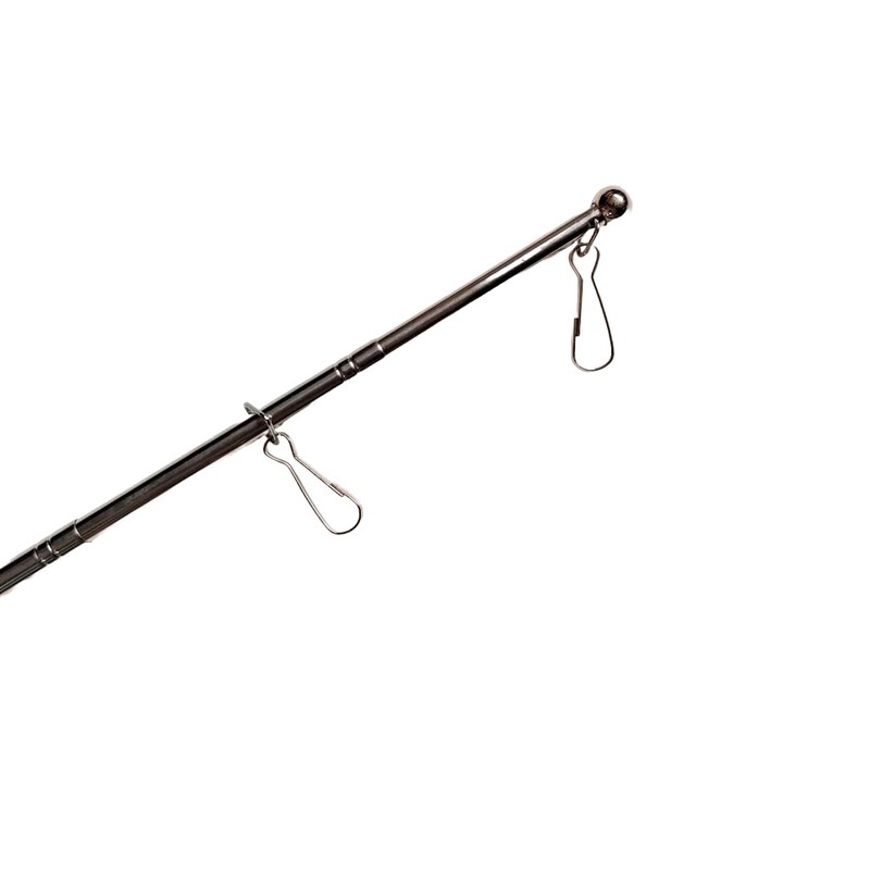 Pandiui23 3 m flagpole, telescopic flagpole, hand flag made of