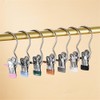 Set of 5 Household Non-marking Stainless Steel Multi Hooks Storage