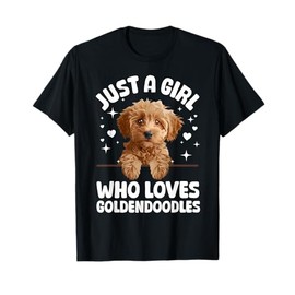 Cute Goldendoodle Design For Women Girls Golden Doodle Lover T-Shirt