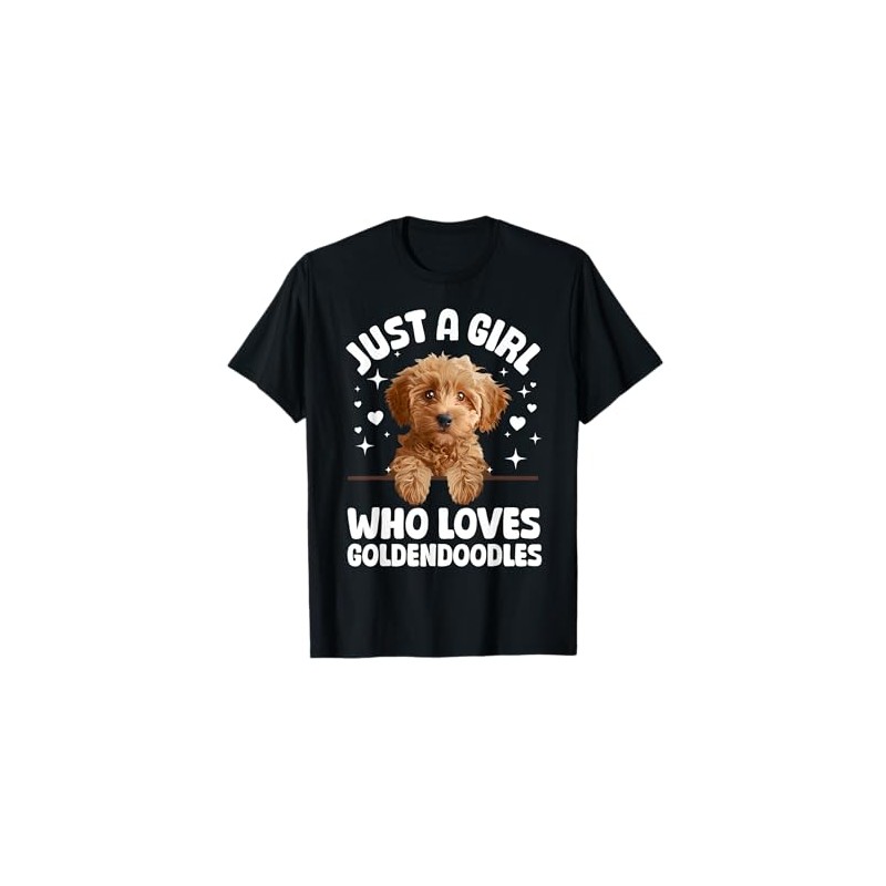 Cute Goldendoodle Design For Women Girls Golden Doodle Lover T-Shirt