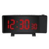 Projection Alarm Clock with 2 USB Ports LED Curved Display