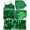 LOLANTA Girls Sequin Fringe Dance Costume, Kids Salsa Rumba Latin