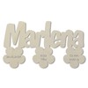 Lamp with Happy Christening Nursery Baby Name And Birth DETAILS-A