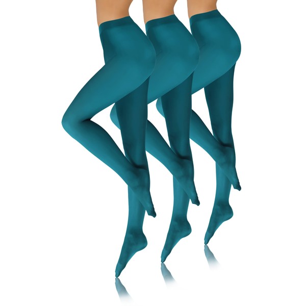 sesto senso Women's Tights 3 Pack 40 Denier Colourful Opaque