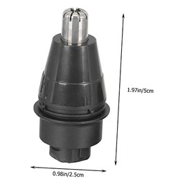 FRCOLOR 3pcs Electric Nose Hair Trimmer Replacement Heads Full Body Washable Razor Parts for Beard and Nose Hair Grooming Easy to Install Durable and Safe for Men and Women