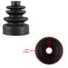 Caltric 2 Front Axle Inner Outer CV Boot Kits for