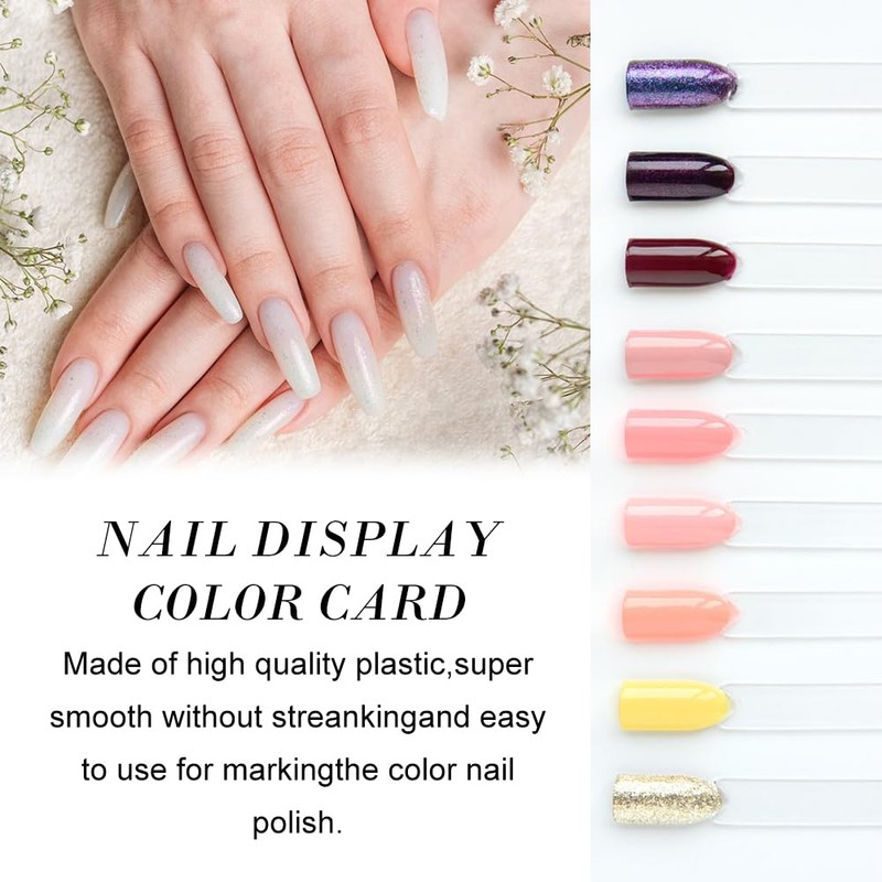 Nail Art Tips Ring Stick, Nail Display with Ring, Nail