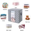WISELIFE Storage Bags 2 Pack/100L Large Blanket Clothes Organization and