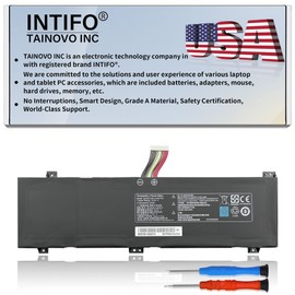 INTIFO 15.2V 62.32Wh GK5CN-00-13-4S1P-0 Laptop Battery Compatible with Medion Erazer X6805 Schenker XMG Neo 15 Core 17 Maingear Vector 15 Getac GK5CN4Z GK5CN5Z GK5CN6Z GK5CQ7Z GK6Z5CN GK7CN6S