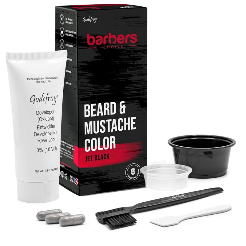 Godefroy Barbers Choice 3 Application Beard and Mustache Dye For