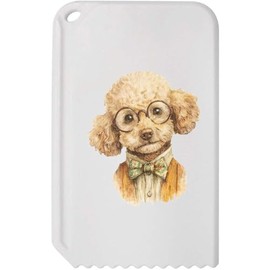 Azeeda 'Toy Poodle Wearing Glasses ' Plastic Ice Scraper (IC00043564)