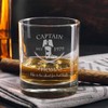 Herz & Heim® Rum Glass Captain with Free Engraving of