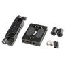 CAMVATE DSLR Baseplate Mount with Railblock Height Riser for 15mm