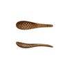 Bloomingville Acacia Wood Fish Shaped Spoon with Carved Design, Natural
