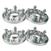 SIZZER 4PCS 15mm-5X4.5-M12x1.5-60.1mm Hubcentric Wheel Spacers Adapters Compatible with Camry,
