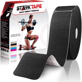 Kinesiology Tape Bulk 2 in. Designed to Boost Athletic Performance, Reduce Muscle Pain, Ease Inflammation. Easy to Use/Apply, Stays on for Several Days. Latex-Free, Waterproof, 97% Cotton /3% Spandex