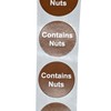 Contains Nuts Food Allergen Labels 1 Inch Round Circle Dots