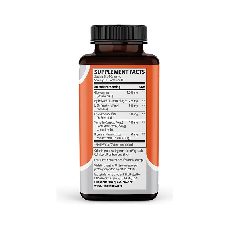 Lifeseasons Mobili-t Reduce Dolores Articulares 120caps Sfn Sin Sabor
